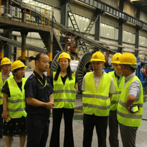 熱烈歡迎中國電線電纜行業(yè)100強考察組蒞臨縱覽線纜集團(tuán)指導(dǎo)工作 ...